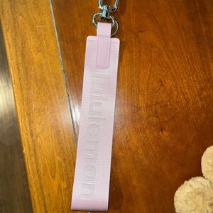 Lululemon Athletica Pink Keychain